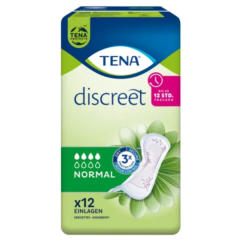 Tena Invisible Stilleinlagen mit normaler Absorption, 12 Stück