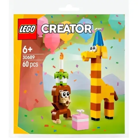 Lego 30689 Tüten Creator Geburtstagsparty Tiere 60 Teile