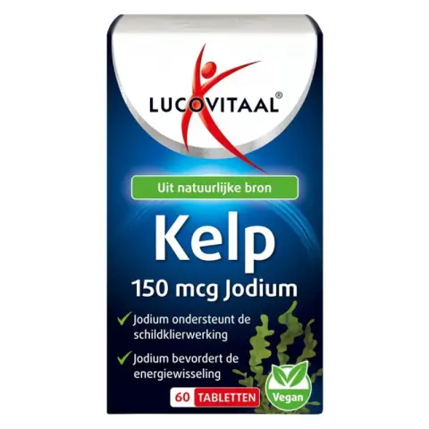 Lucovitaal Kelp Iodine 150mcg Thyroid Health 60 Tablets
