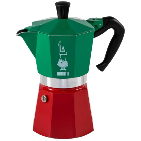 Bialetti Moka Express 6-kops Italia Tricolore