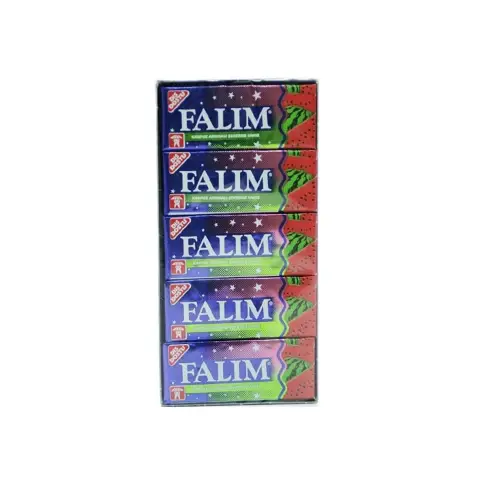 Falim Chewing-gum sans sucre à la pastèque Falim 35 g