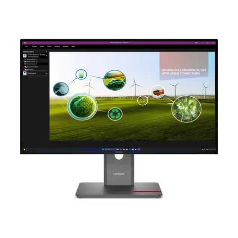 Lenovo ThinkVision P27Q-40 led-scherm 68,6 cm (27") 2560 x 1440 pixels Quad HD zwart