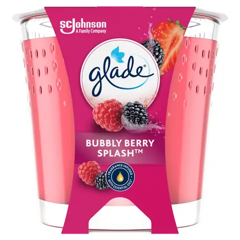 Glade Duftkerze Bubbly Berry Splash 112 g