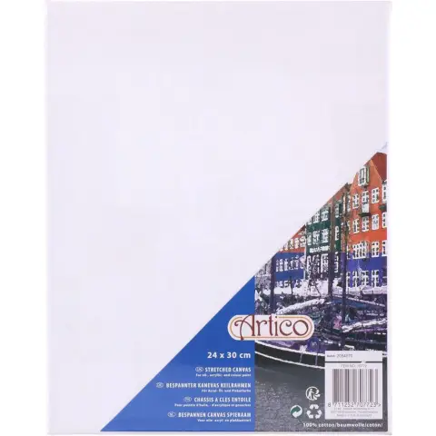 Artico Canvas Painting Canvas Stretched Stretcher Frame 24x30cm