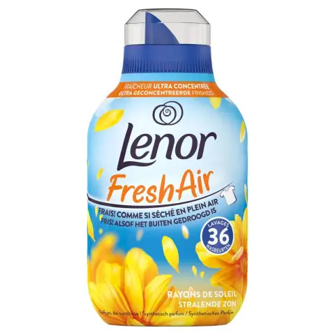 Lenor Fresh Air Fabric Softener Sunshine Rays 36 Washes Sunshine And Breeze
