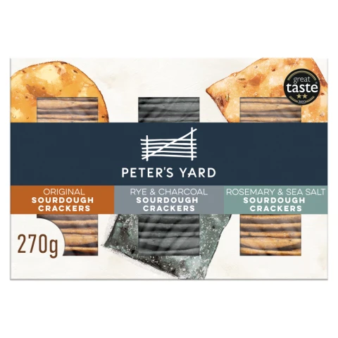 Peter's Yard Sourdough Cracker Selection Box 270g