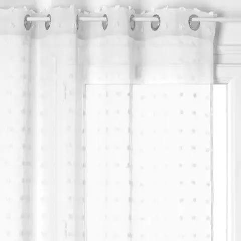 Lily White Net Curtain 140x240cm