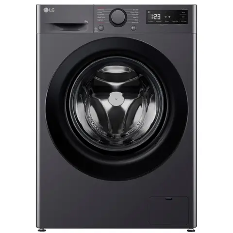LG Washing Machine F2WR508SBM (A), 8 kg, 1200 rpm, AI DD, Steam, silver