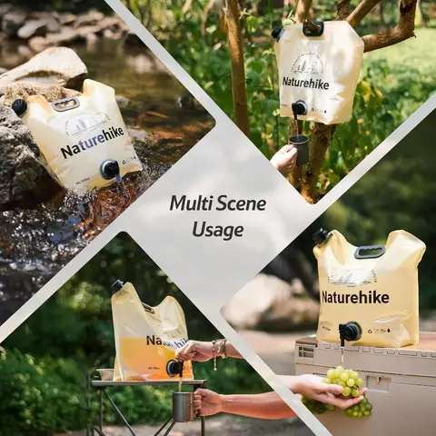 NatureHike 10L Opvouwbare Waterzak met Kraan Lichtgewicht Camping Watercontainer