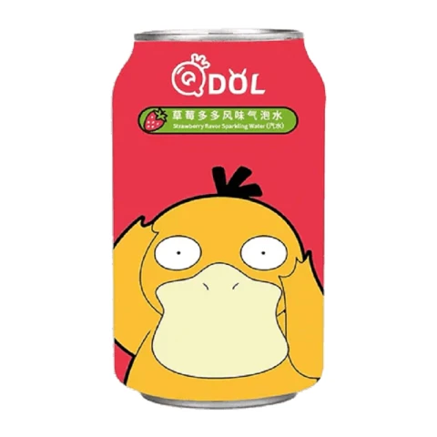 Qdol Eau pétillante Qdol Pokémon (Fraise) 330 ml