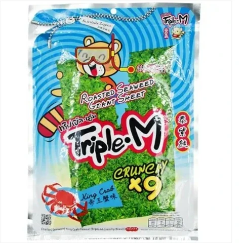 Triple-M Geröstete Algenblätter Königskrabbe 45g