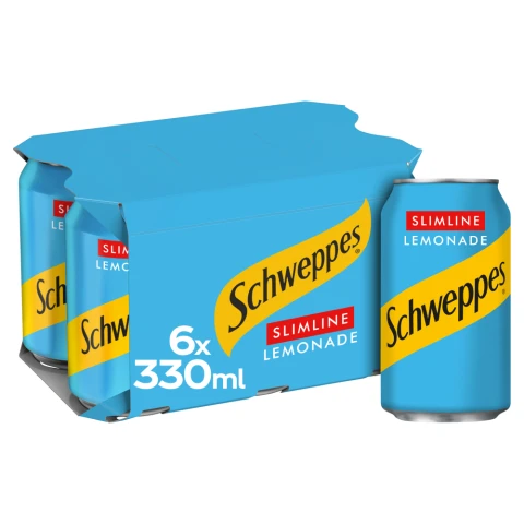 Schweppes Diet Lemonade Cans 6x330ml