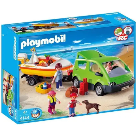Playmobil Family Van With Boat and Trailer