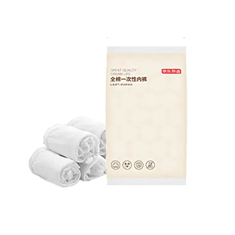 J.Zao Wegwerpbroekje voor vrouwen - 5 stuks XL - Katoen - Postnataal, Reizen - 5-pack XL Individueel verpakt