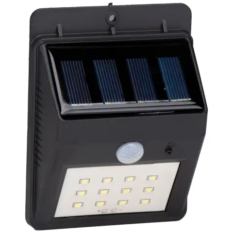 Solar-Wandleuchte mit Sensor