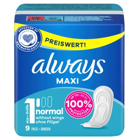 At Home Always Panties Maxi Normal 9 Stück