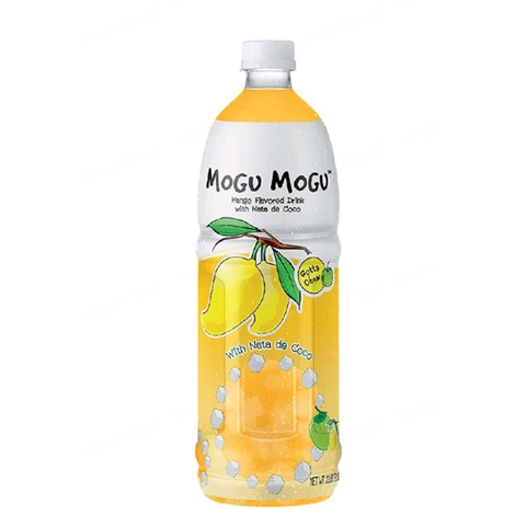 Mogu Mogu Mango Flavoured Drink with Nata De Coco 1L
