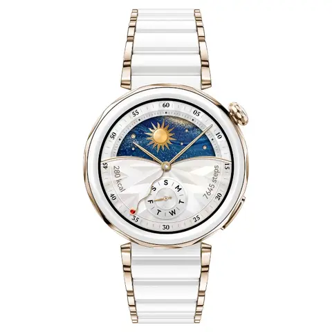 Huawei Watch GT5 Pro 42MM (Jana-B29C), Keramik Weiß