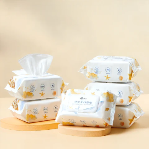 H.XUN Babytücher, 80 Blatt, 3er-Pack - EDI Pure Water Wet Wipes, 130*170mm