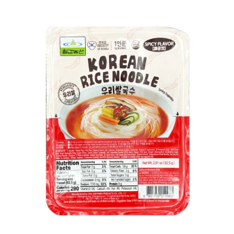 Chilkab Korean rice noodle(Spicy flavour) 82.5g 辣味韩式米线