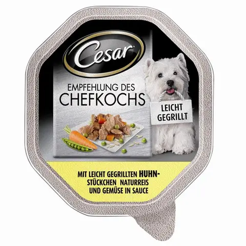 Cesar Schale Land-Eintopf mit Huhn, Gemüse und Naturreis 150g