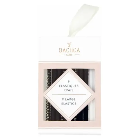 Bachca Paris Haargummis für dickes Haar Set 9 Stück