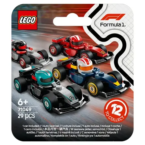 Lego 71049 Minifiguren F1 Sammelrennwagen  29 Teile