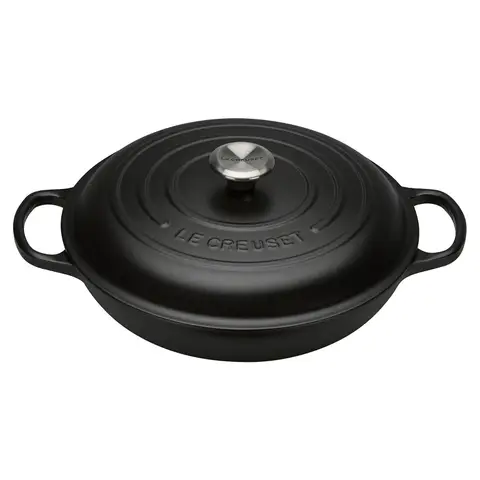 Le Creuset Tegame Basso Evo 30cm Nero Matt
