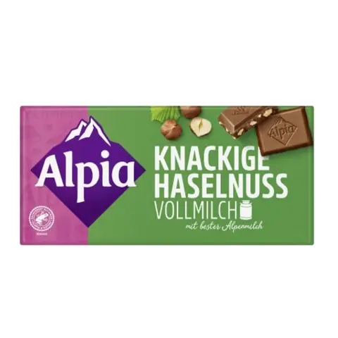Alpia Knusprige Haselnuss-Schokolade 100 g