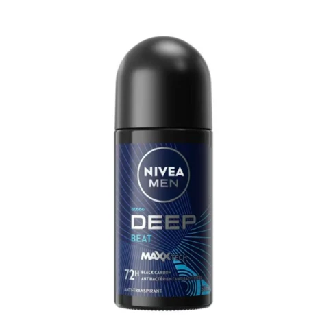 Nivea Deo Roll-on Men - Deep Black Carbon Beat 50 ml.