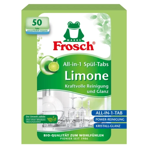 Frosch Limonen All-in-1 Geschirrspül-Tabs 50 Tab
