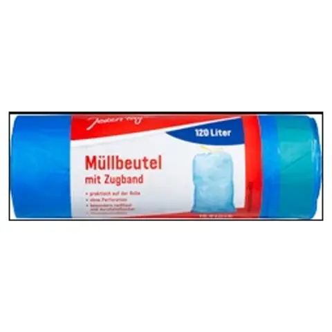 Jeden Tag Zugbandsäcke 120l