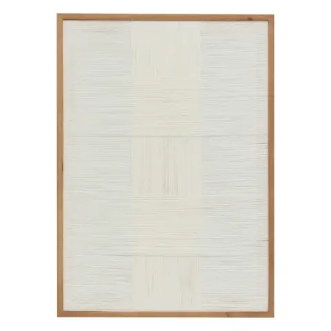 Décoration murale Tissia 50 x 70 cm tissu beige