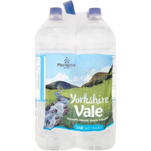 Morrisons Still Yorkshire Vale Spring Water 4 X 2 litre