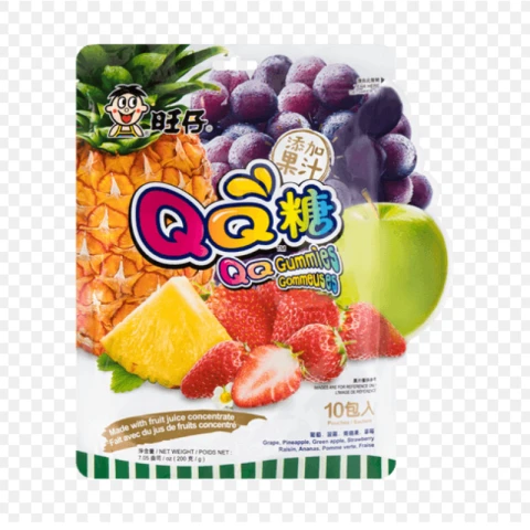 Want Want QQ Candy Mixed Flavour 200g
