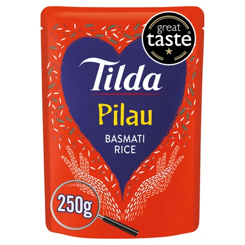 Tilda Steamed Basmati Pilau Rice 250g