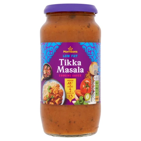 Morrisons Low Fat Tikka Masala Sauce 500g
