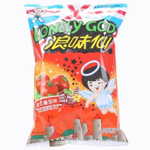 WANT WANT POTATO TWIST TOMATO FLAVOUR 70g 旺旺浪味仙番茄味 70g