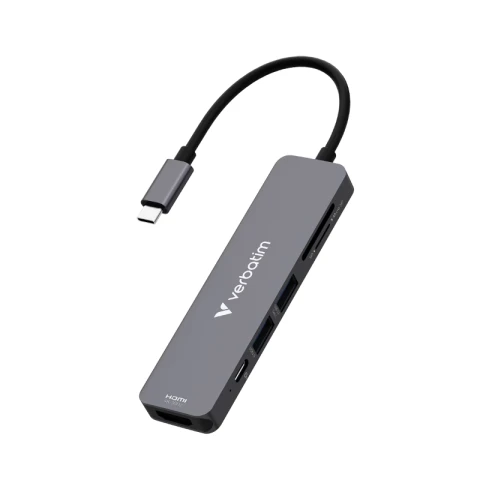Verbatim USB-C Essentials Multi- Port Hub 6 Port/card read. 32156