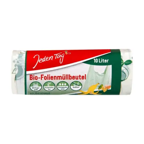 Jeden Tag Bio-Folienmüllbeutel 10l