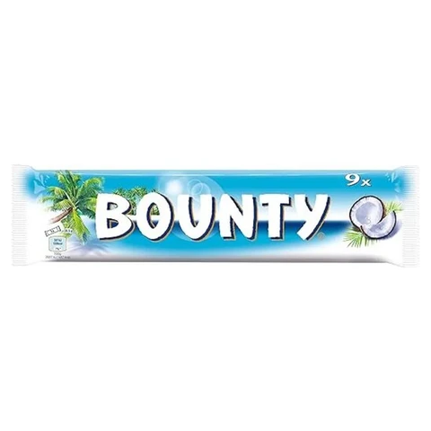 Bounty Milchschokoladenriegel 9er-Pack 9 x 28,5g