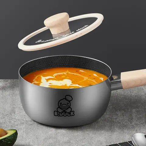 COOKER KING Pan met Antiaanbaklaag voor Babymelk - Roestvrij Staal 316 - 18cm