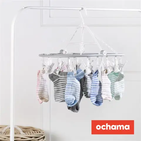 ochama Foldable Round Hanging and Drying Rack