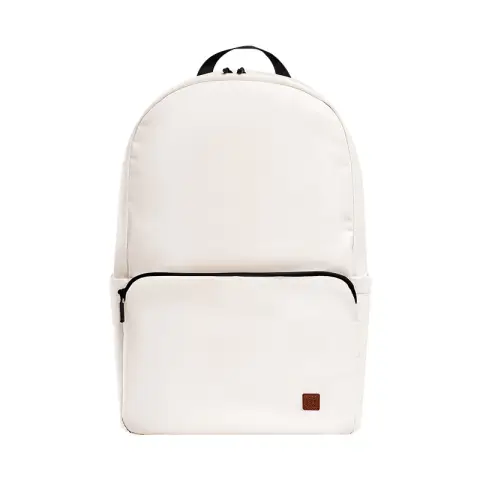ochama lightweight backpack 20L upgraded version 2.0 men's and women's sports, travel, commuting student schoolbag - White