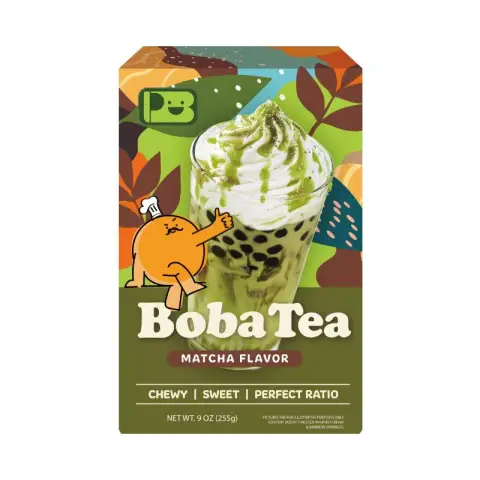 JENI PLAYB Bubble Tea Kit Matcha Flavor 3kits - 255g PLAYB Bubble Tea Kit Matcha Flavor 3kits - 255 g