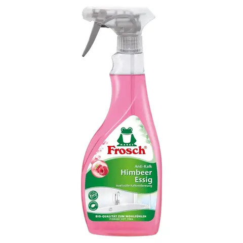 Frosch Himbeer-Essig Entkalker mit Sprühkopf 500 ml