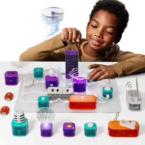 Science Can Elektronisches Schaltkreis-Set Kinder 80 STEM Experimente Spielzeug 8+