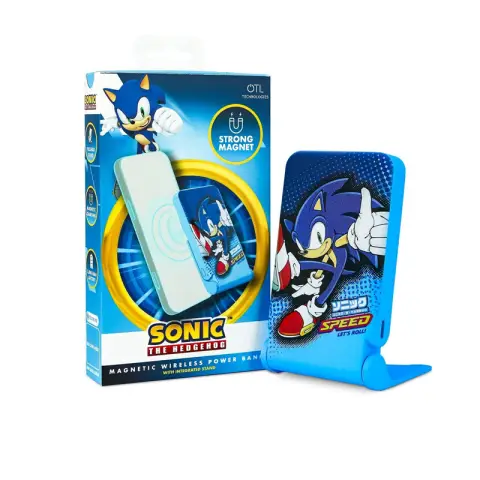 Sonic Let's Roll Magnetic Charger Wireless Powerbank Let's Roll