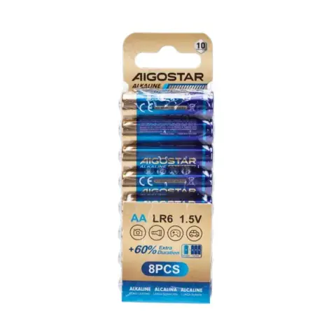 Aigostar Alkaline Battery LR6 (AA) 1.5V 8pcs