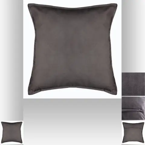 Lilou Dark Grey Cushion 55x55cm
